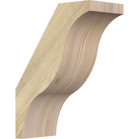 Ekena Millwork 6"W x 12"D x 16"H Funston Rough Sawn Knee Brace, Douglas Fir BRC06X12X16FST00RDF
